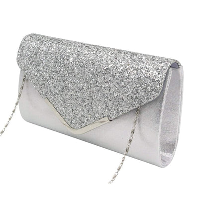Mogor Women'S Triangle Bling Glitter Purse Crown Box Clutch Evening Luxury  Bags Party Prom Silver : Amazon.in: Fashion