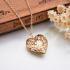 THE MOMENTO - HEART SHAPED PHOTO FRAME PENDANT NECKLACE
